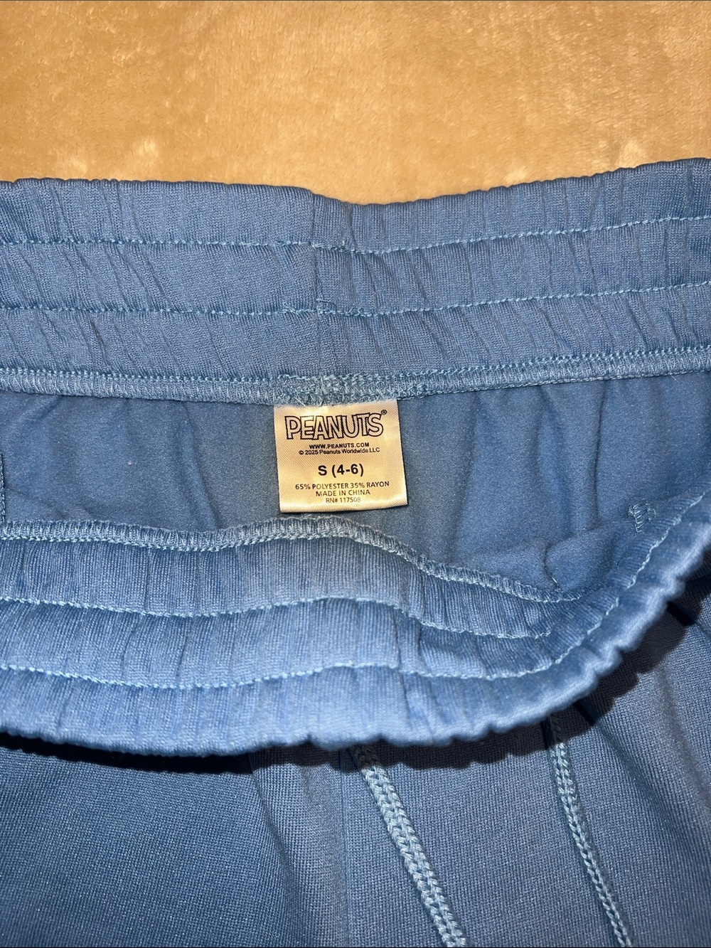 Peanuts Blue Snoopy & Woodstock Track Joggers - Picture 2 of 7